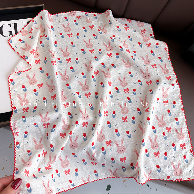 Quadratischer Schal aus Baumwo – Face Scarf Mask Bewertung und Preis